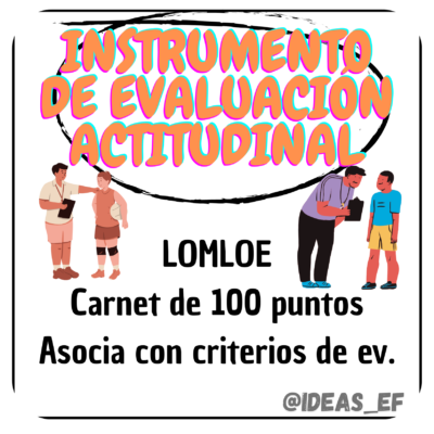 Instrumento de evaluación de la actitud (LOMLOE)